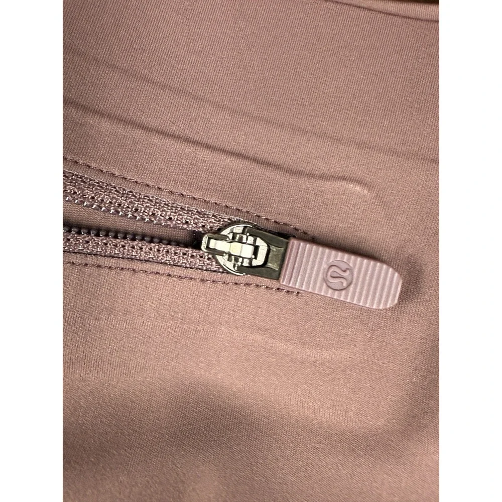 Lululemon Speed Limit 25" Legging Pants High Rise Cherry Cola Nulu Womens‎ 4 EUC - Picture 5 of 6